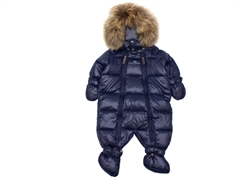 Ver de Terre navy baby down snowsuit